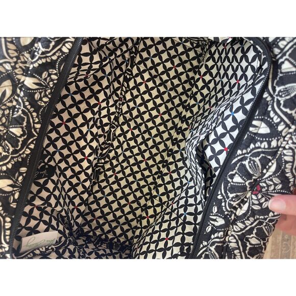 Vera Bradley Shoulder Bag Retire Print Barcelona Tote Handbag Travel Work Casual - Picture 9 of 11